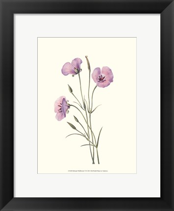 Framed Delicate Wildflowers VI Print