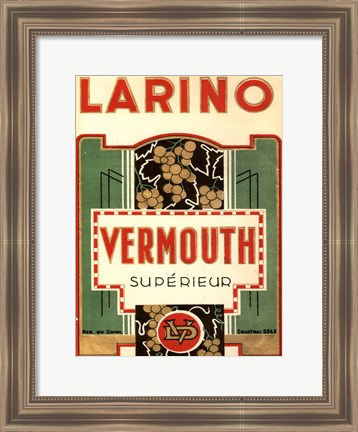 Framed Larino Vermouth Print