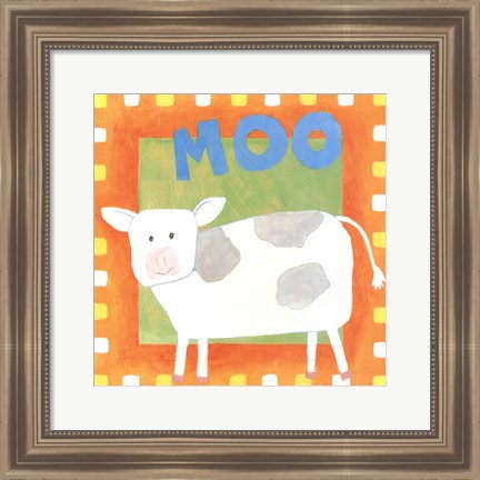 Framed Moo Print