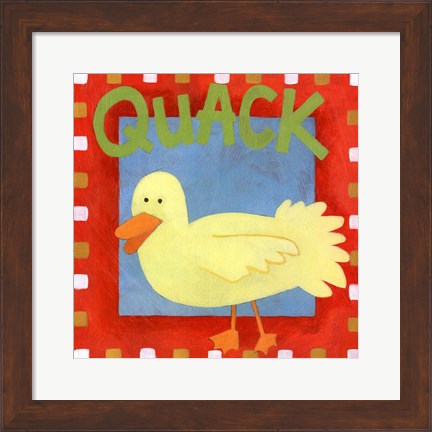 Framed Quack Print