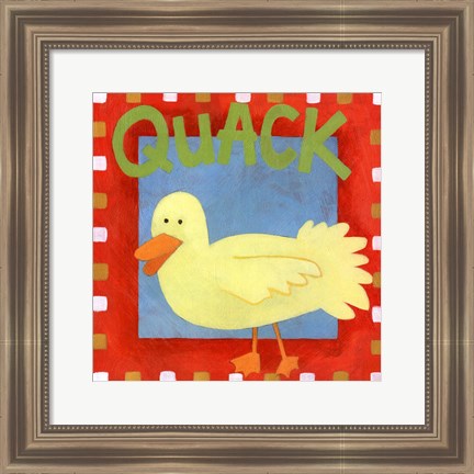 Framed Quack Print