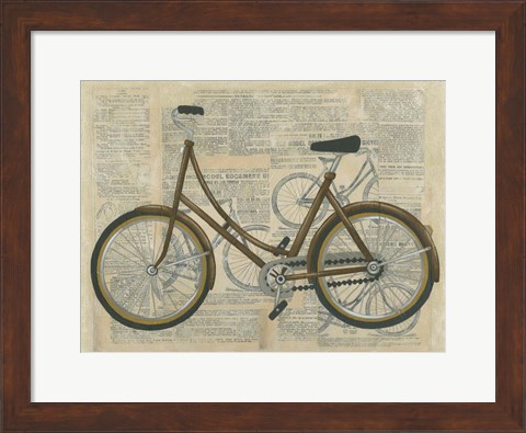 Framed Tour by Bicycle II Print