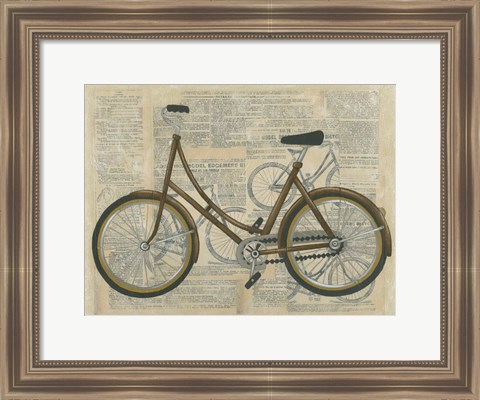 Framed Tour by Bicycle II Print