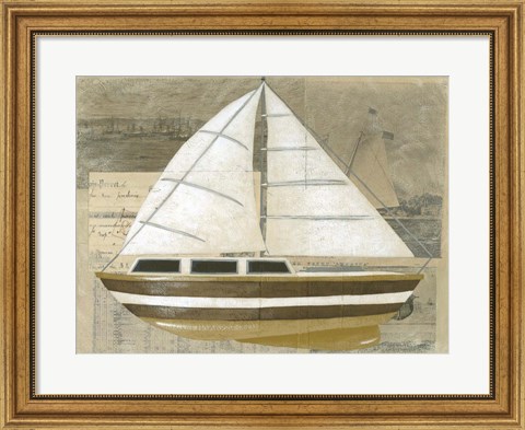 Framed Tour by Boat I Print