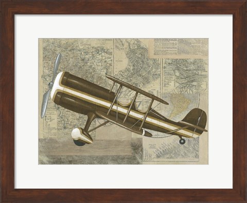 Framed Tour by Plane I Print