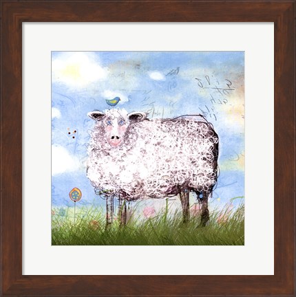 Framed Baa Land Print