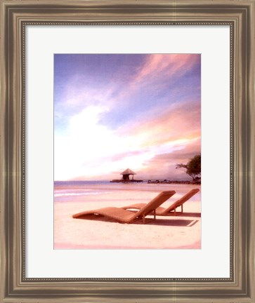 Framed Beside the Sea I Print