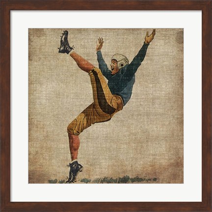 Framed Vintage Sports V Print