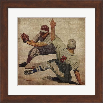 Framed Vintage Sports VII Print