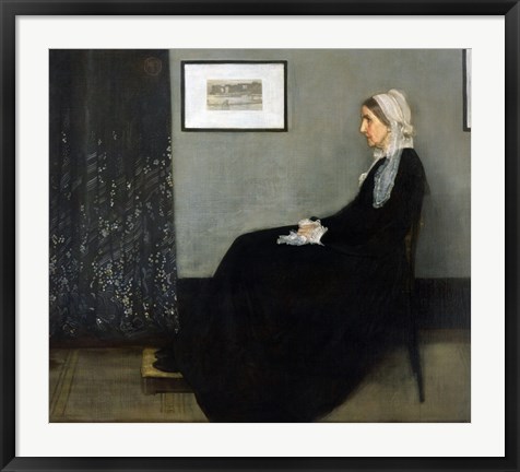 Framed Whistler&#39;s Mother Print