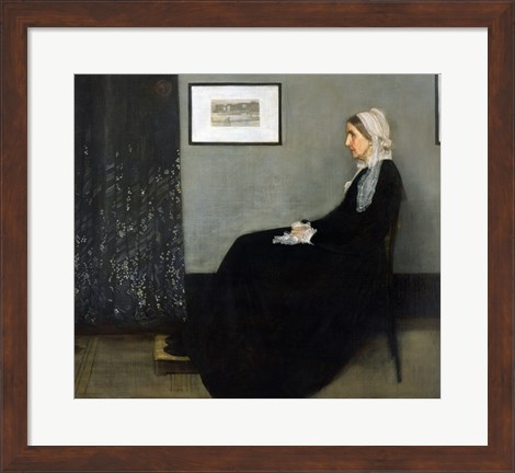 Framed Whistler&#39;s Mother Print