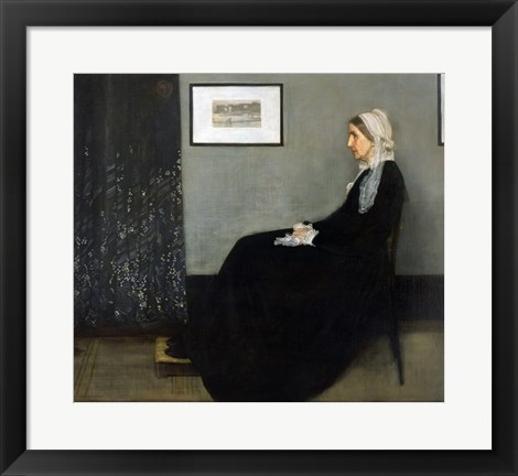 Framed Whistler&#39;s Mother Print