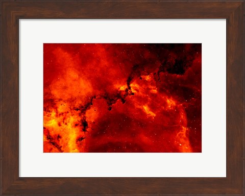 Framed Rosette Nebula Print