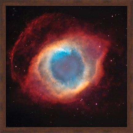 Framed Helix Nebula: a Gaseous Envelope Expelled By a Dying Star Print