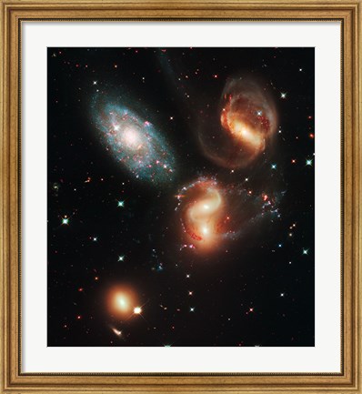 Framed Galactic Wreckage Print