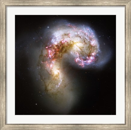 Framed Antennae Galaxies in Collision Print