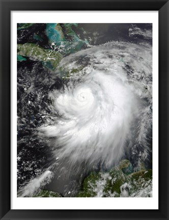 Framed Hurricane Dennis July 7, 2005 Print