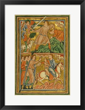 Framed Angel Halts Abraham&#39;s Sacrifice of Isaac Print