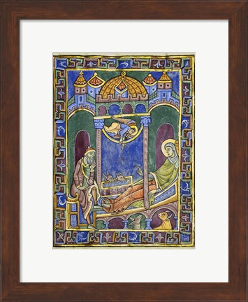 Framed Birth of Christ Print