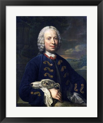 Framed Portrait of Coenraad Van Heemskerck Print