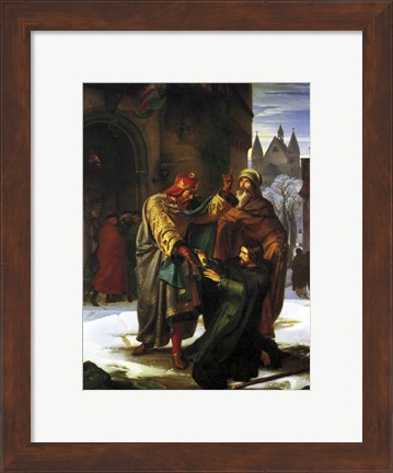 Framed Reconciliation of Otto the Great with his Brother Henry Print