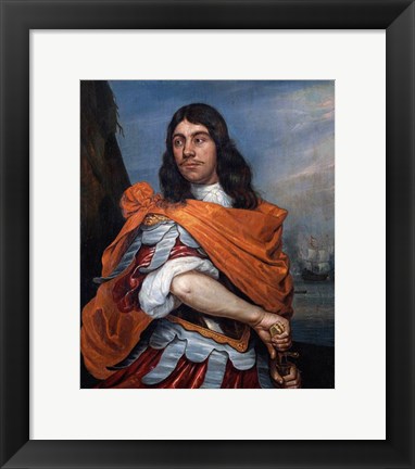 Framed Cornelis Tromp in Roman Costume Print