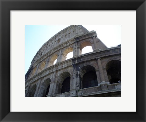 Framed Low Angle View of the Colosseum Print