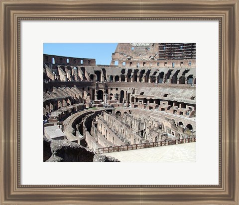 Framed Inside Rome’s Colosseum Print