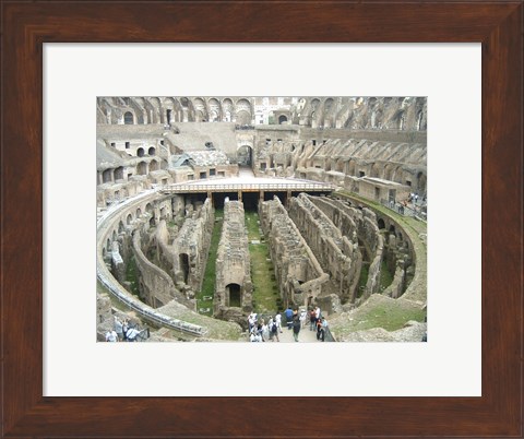 Framed Colosseum Interior Print