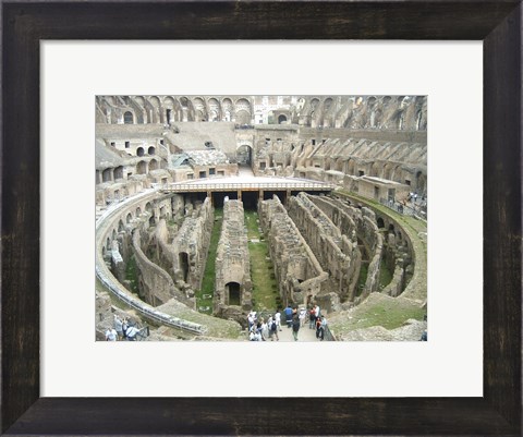 Framed Colosseum Interior Print