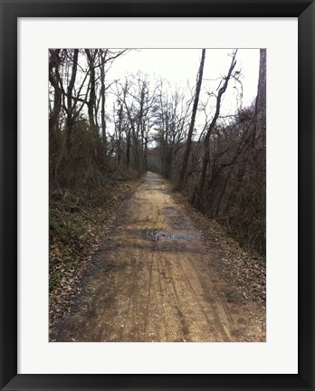 Framed Path Ahead Print