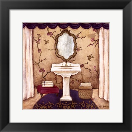 Framed Purple Passion Sink II Print