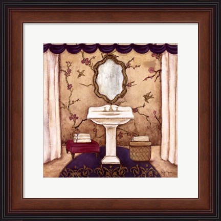 Framed Purple Passion Sink II Print