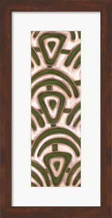 Framed Earthen Patterns III Print