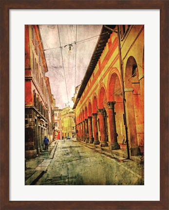 Framed Streets of Italy IV Print