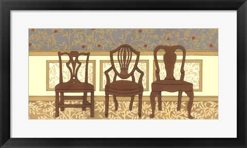 Framed Arts &amp; Crafts Chairs II Print