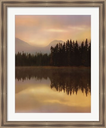 Framed Twilight Reflection II Print