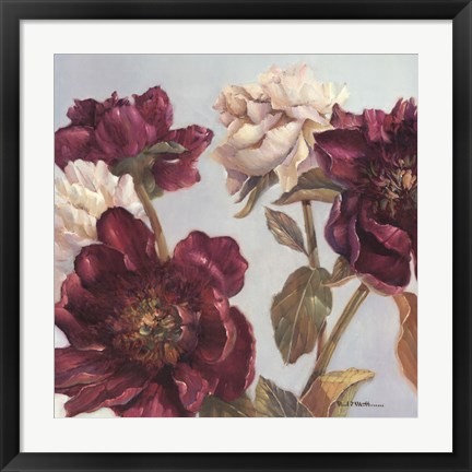 Framed Peony Print