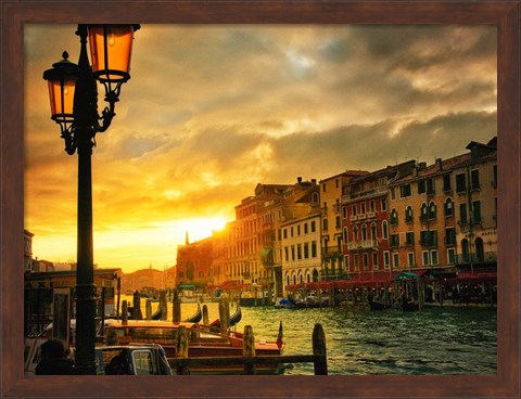 Framed Venice in Light IV Print
