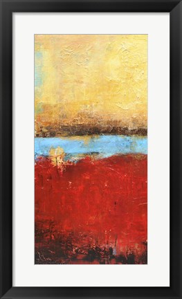 Framed Golden Dawn I Print