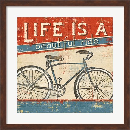 Framed Beautiful Ride I Print