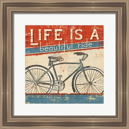 Framed Beautiful Ride I Print