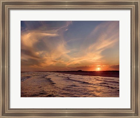 Framed Corpus Christi Sunset Print