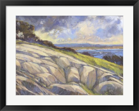 Framed Rocky Coast I Print