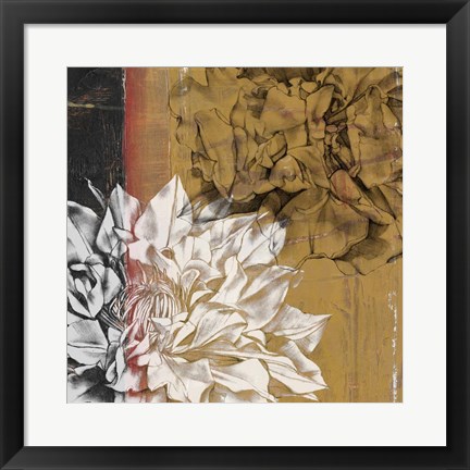 Framed Bloom Illusion I Print