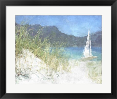 Framed Yacht Waiting Print