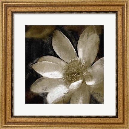 Framed Bronze Lily I Print