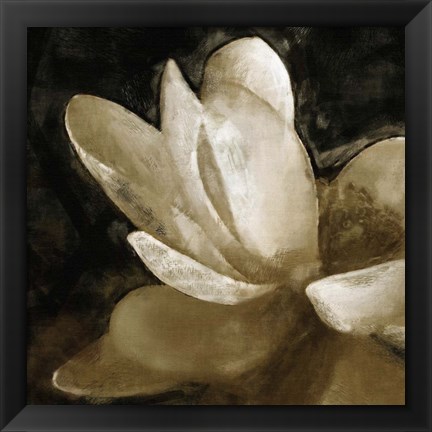 Framed Bronze Lily V Print