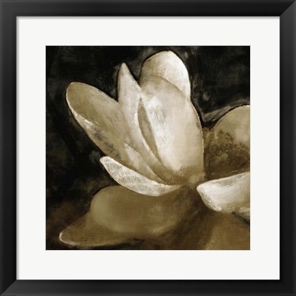 Framed Bronze Lily V Print