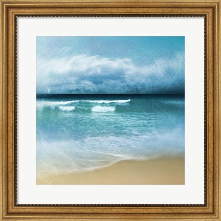 Framed Ocean Movement I Print